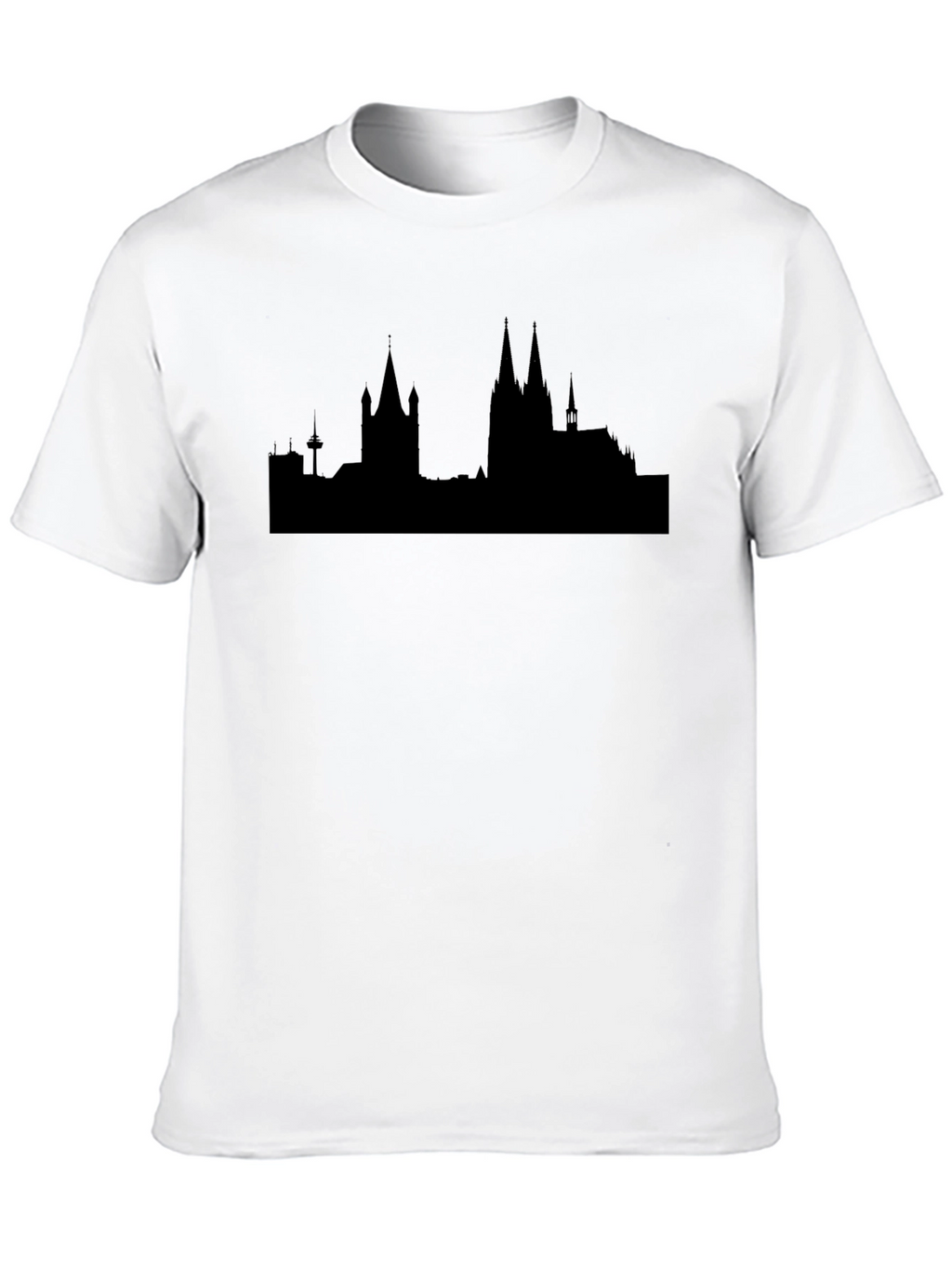 Cologne Skyline Black T-Shirt