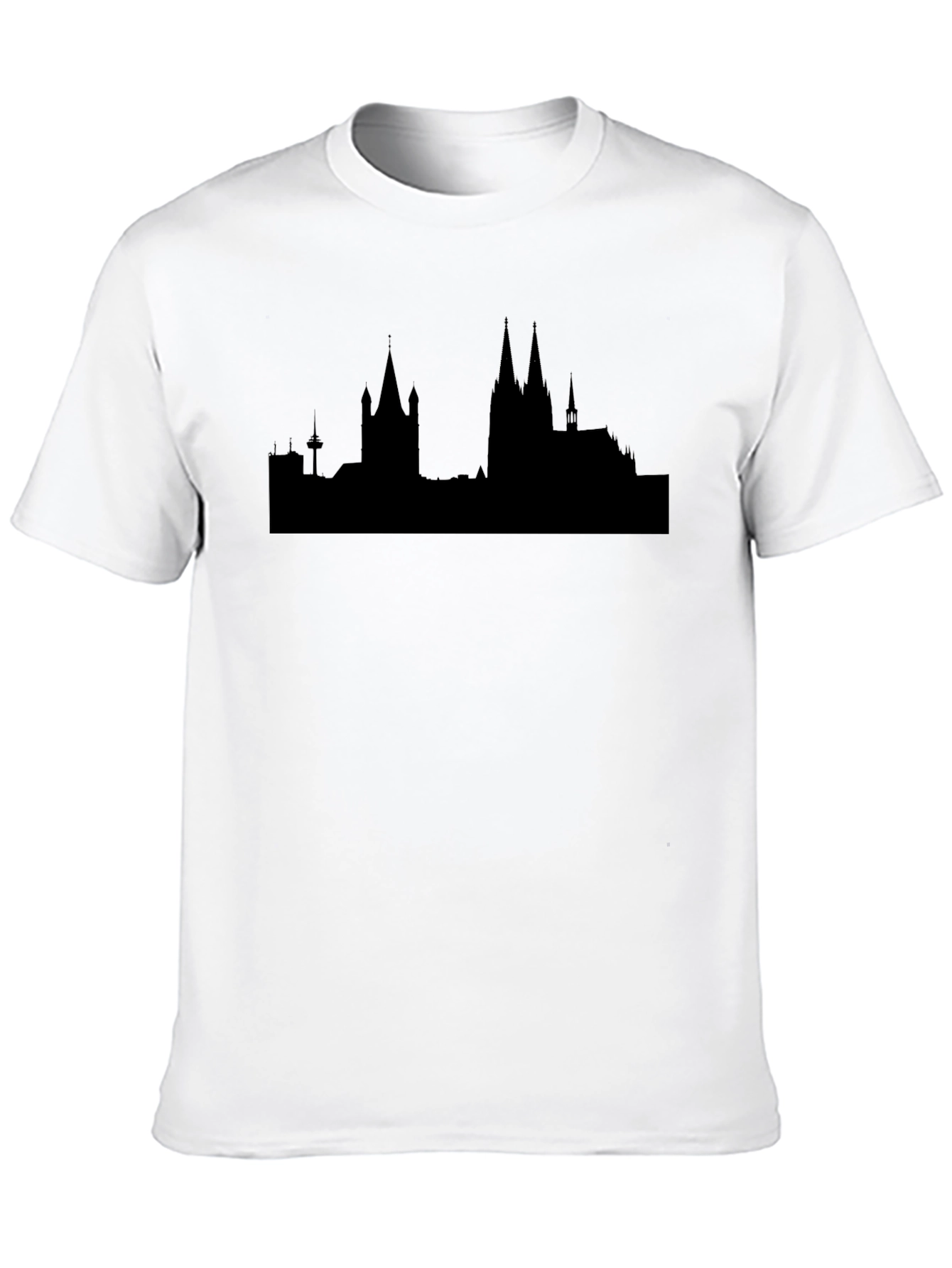 Cologne Skyline Black T-Shirt