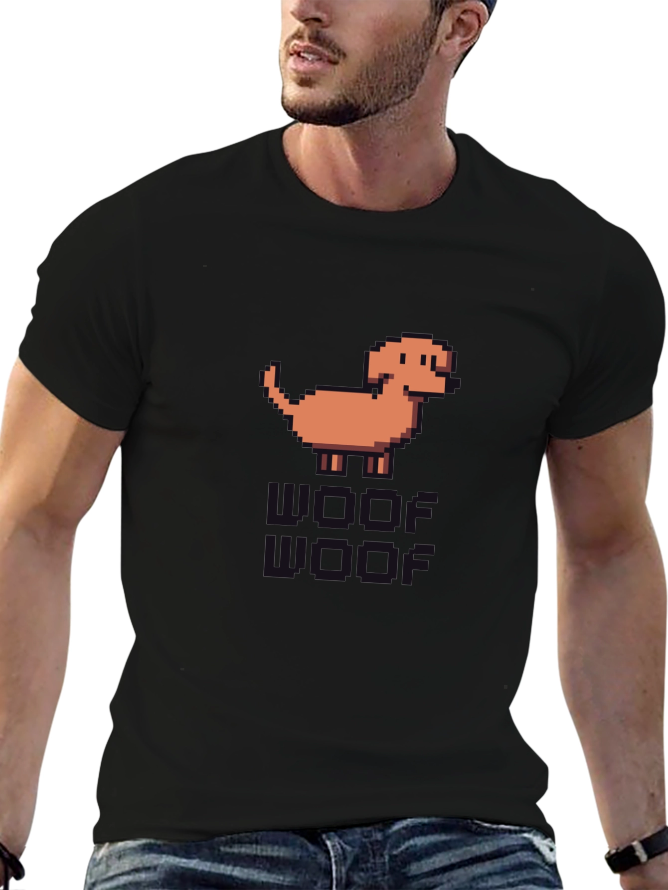 Pixel Dog T-Shirt - Retro Gaming Style