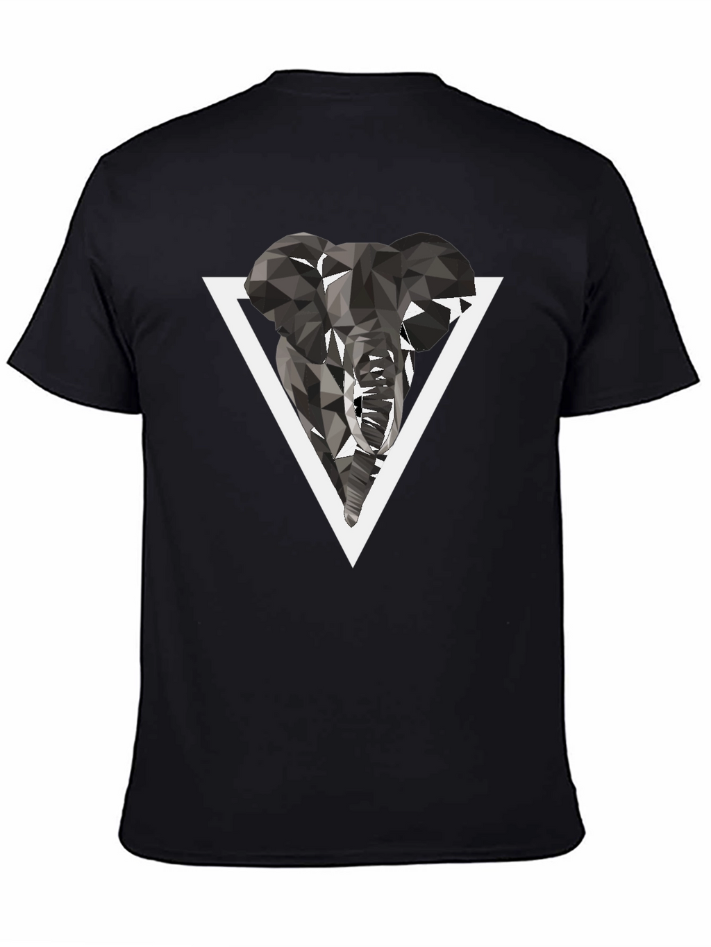 Geometric Elephant Graphic T-Shirt