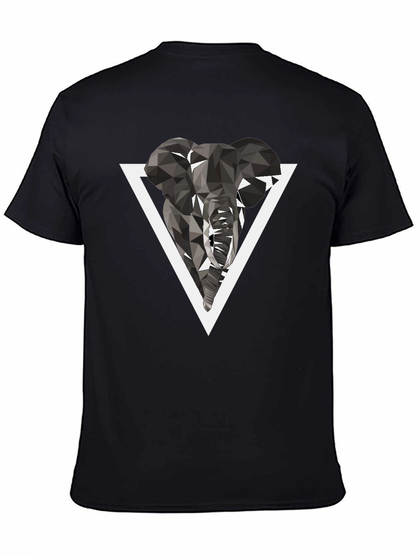 Geometric Elephant Graphic T-Shirt