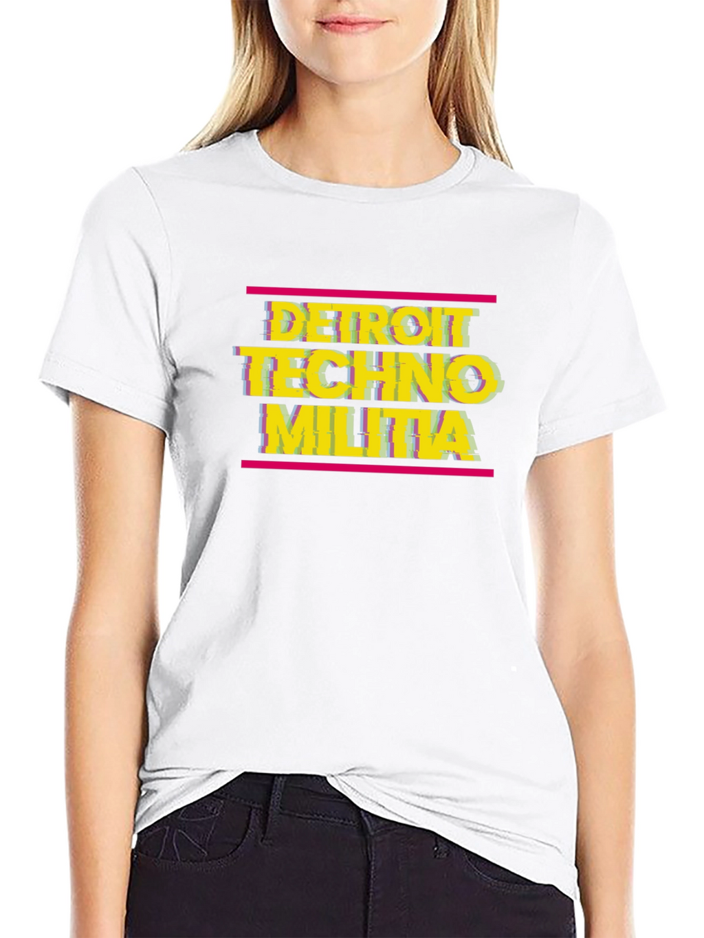 Detroit Techno Militia Graphic Tee - Black