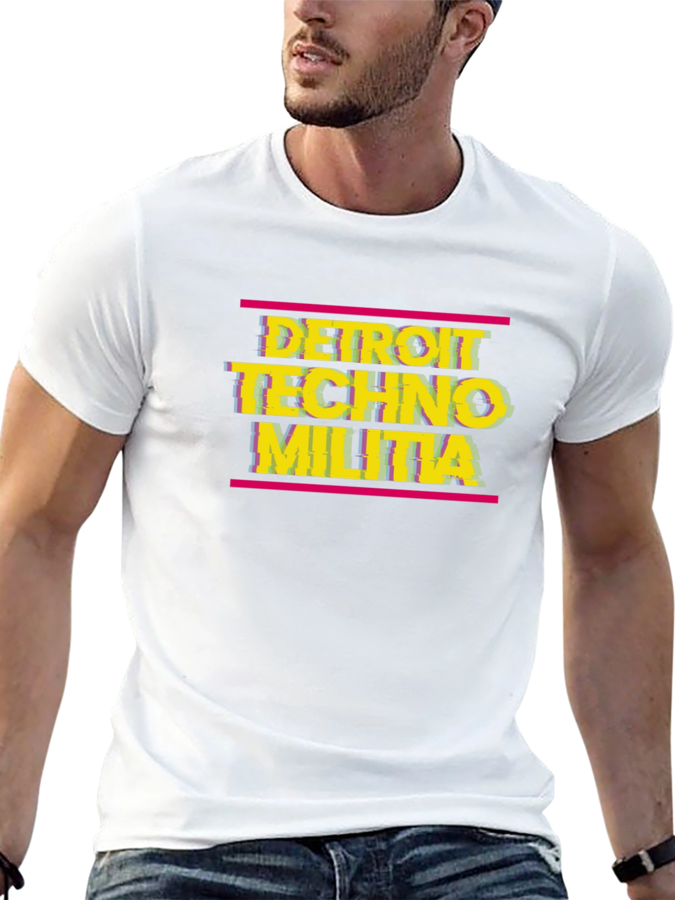 Detroit Techno Militia Graphic Tee - Black