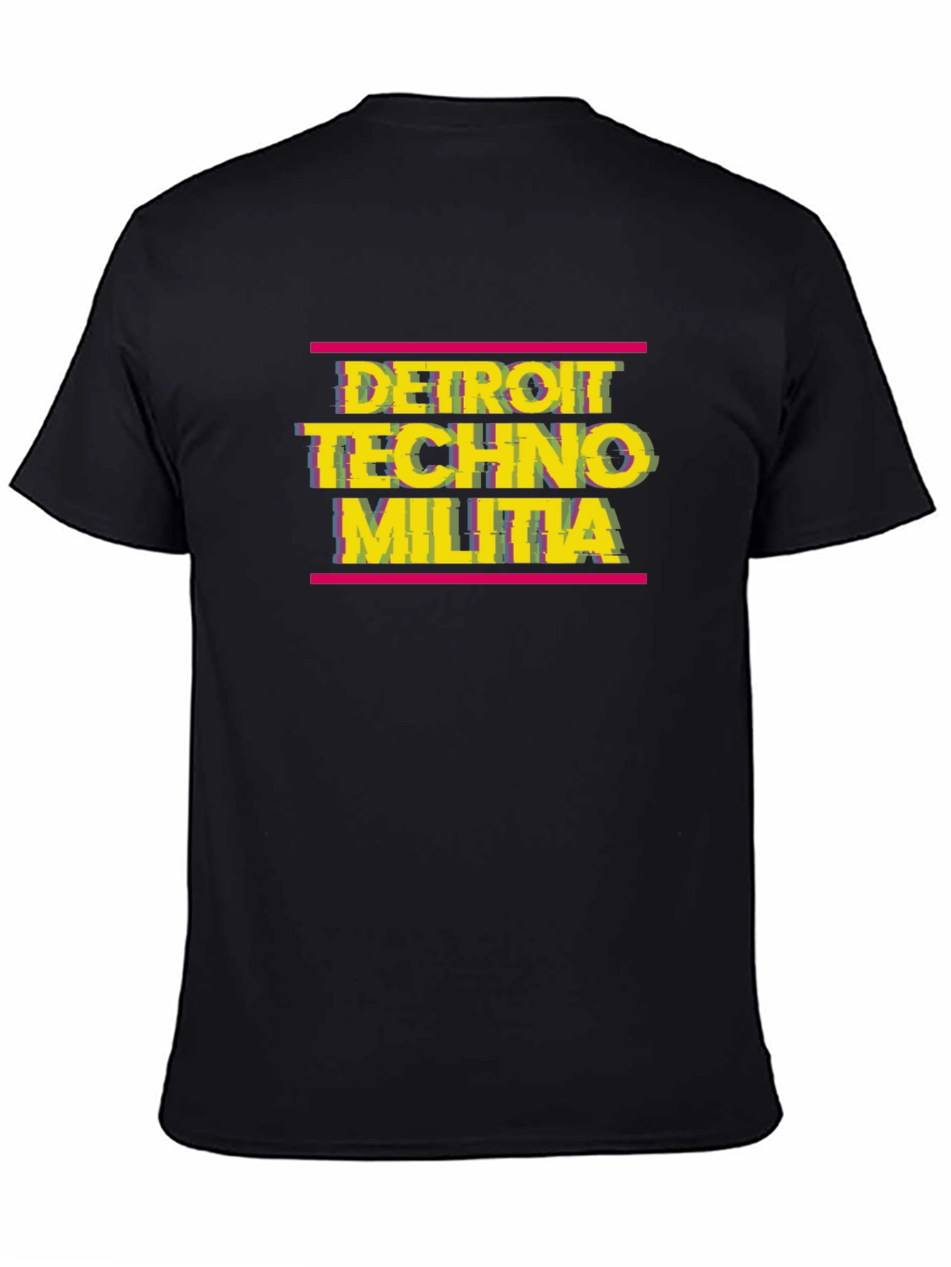 Detroit Techno Militia Graphic Tee - Black