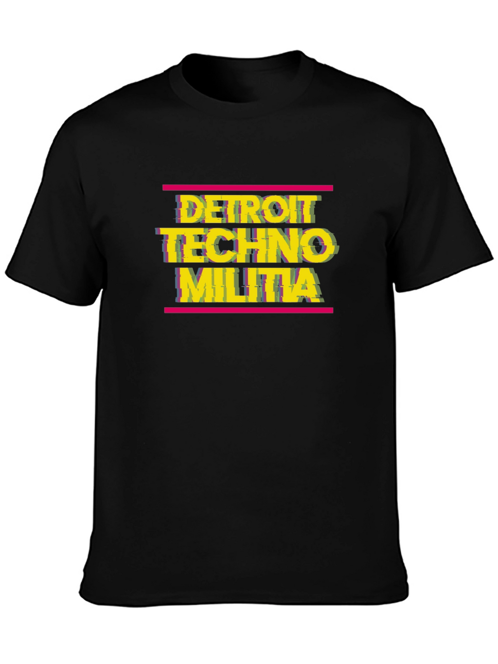 Detroit Techno Militia Graphic Tee - Black