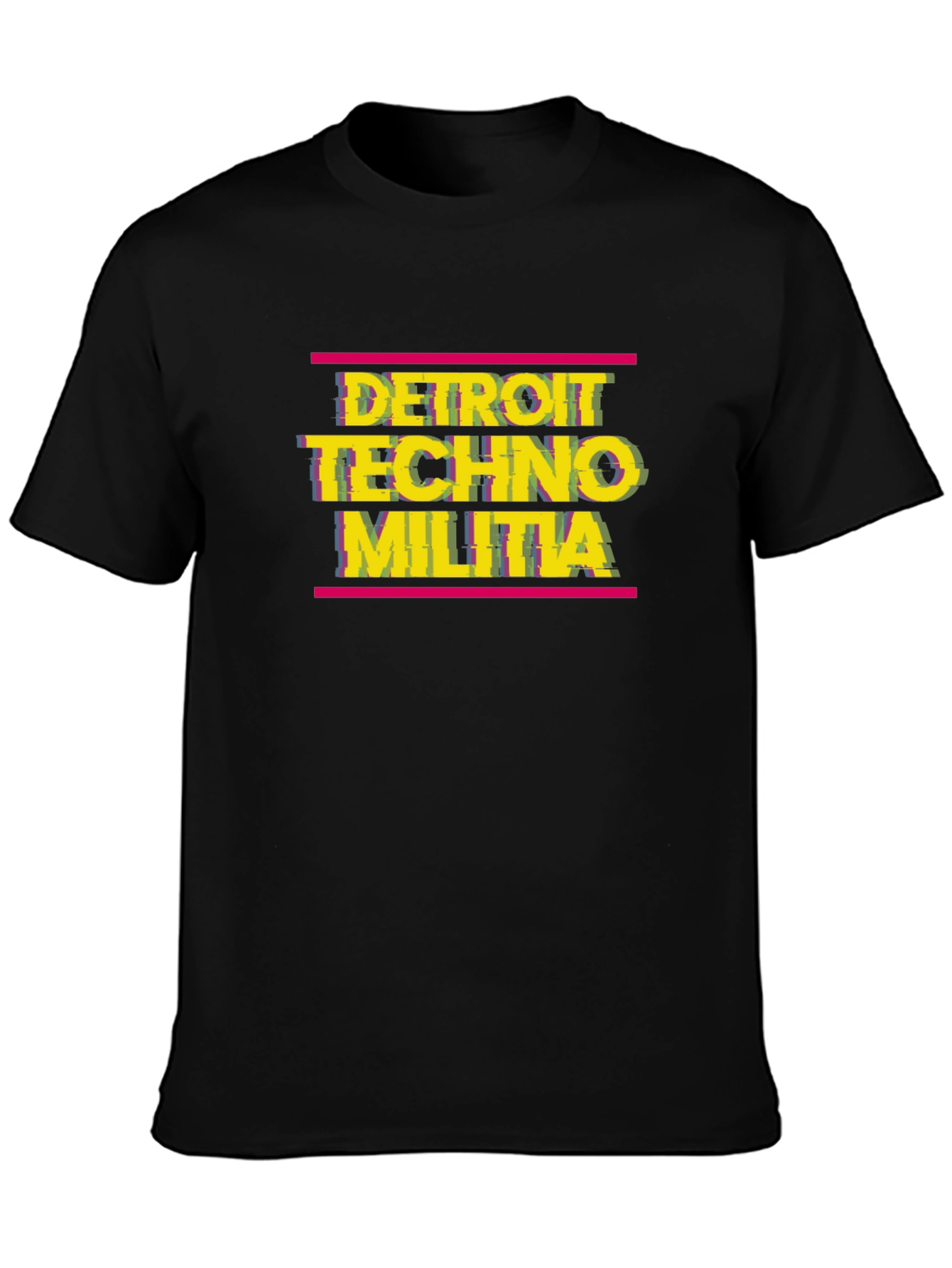 Detroit Techno Militia Graphic Tee - Black