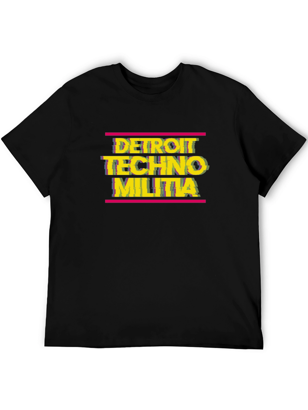 Detroit Techno Militia Graphic Tee - Black