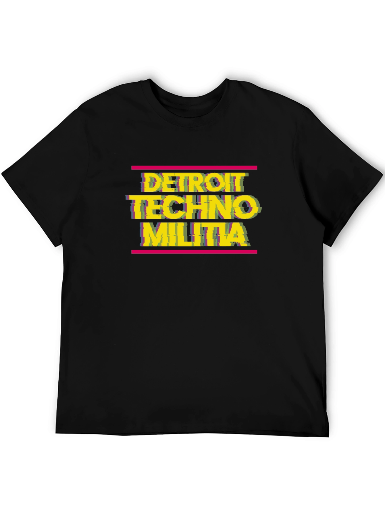 Detroit Techno Militia Graphic Tee - Black