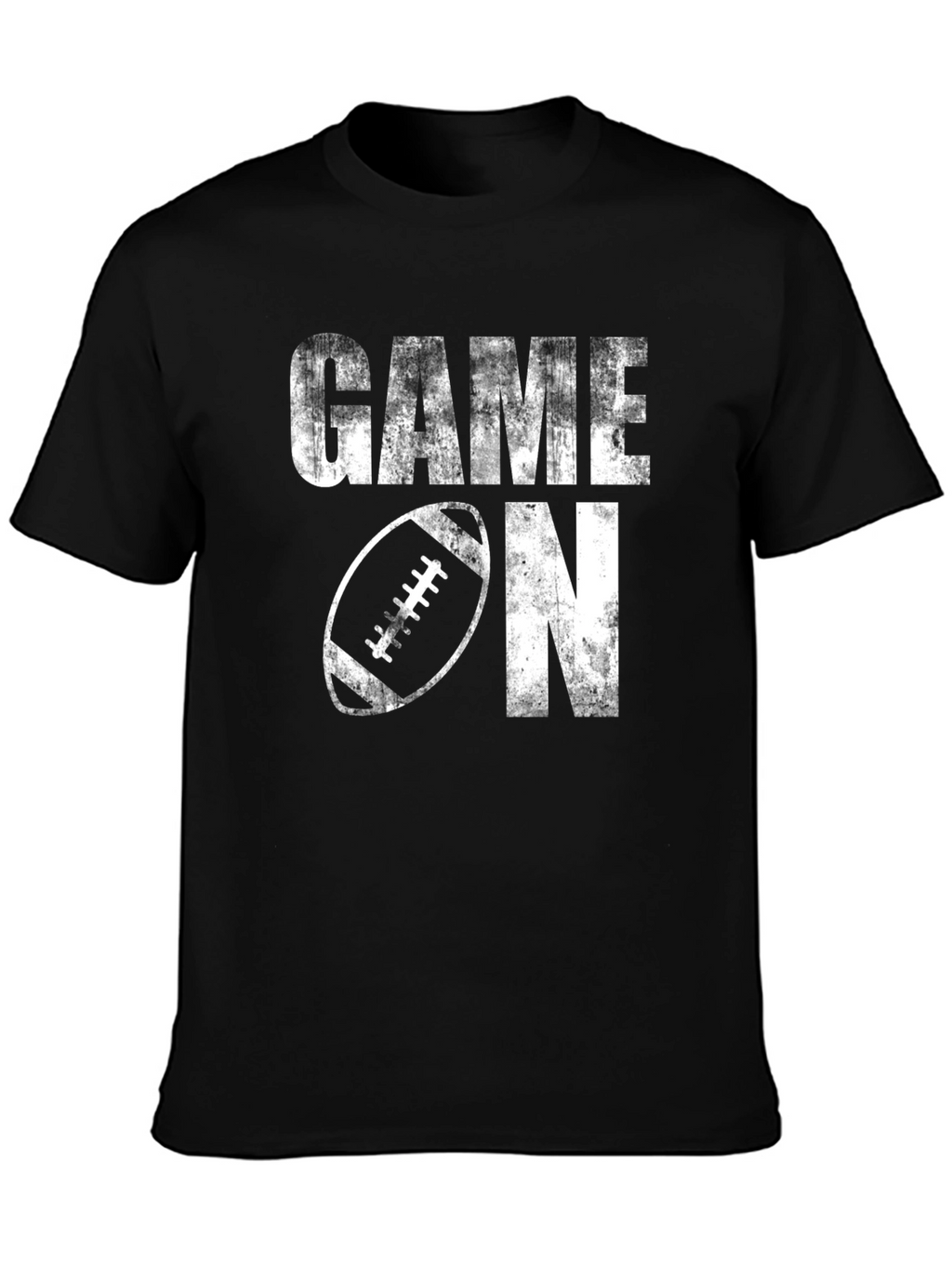 Game On Football Graphic Tee - Black