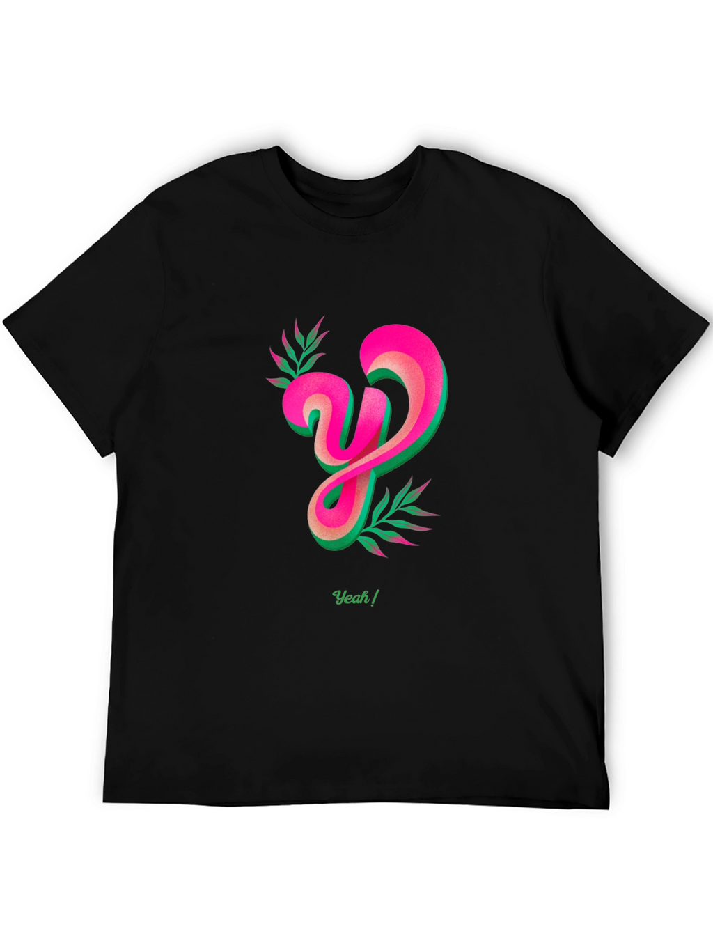 Modern Graphic T-Shirt with Bold Letter Design