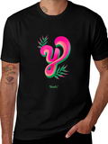 Modern Graphic T-Shirt with Bold Letter Design