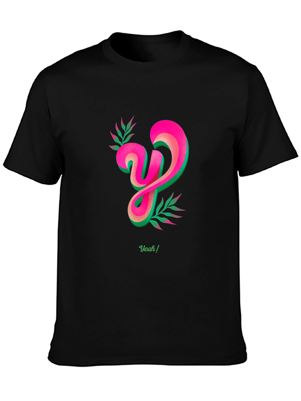 Modern Graphic T-Shirt with Bold Letter Design