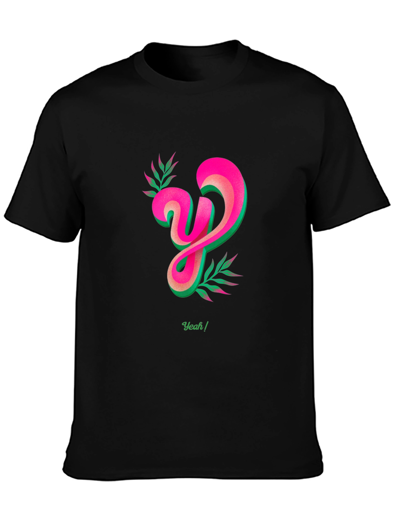 Modern Graphic T-Shirt with Bold Letter Design