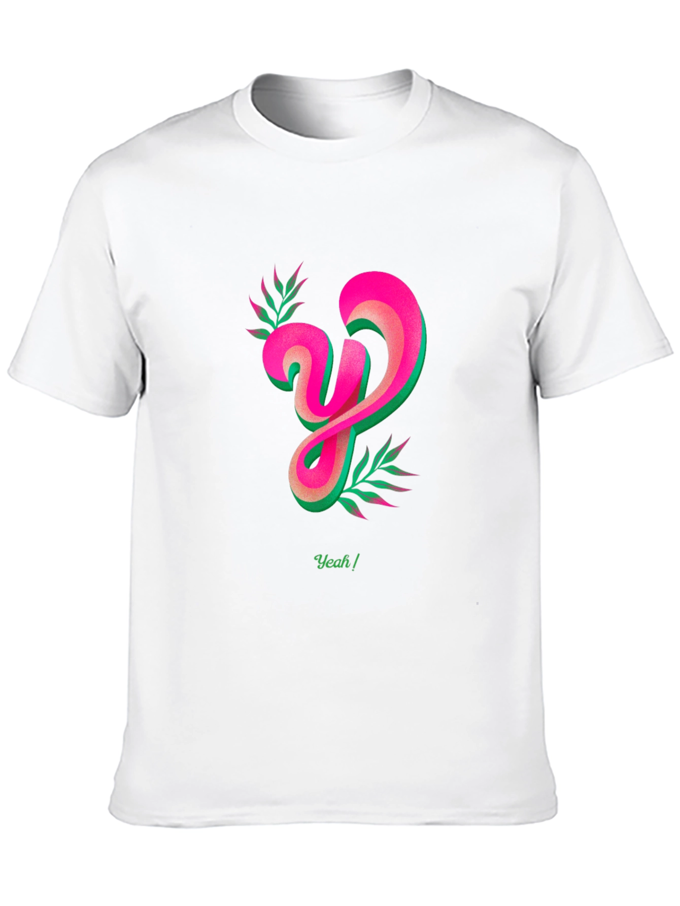 Modern Graphic T-Shirt with Bold Letter Design