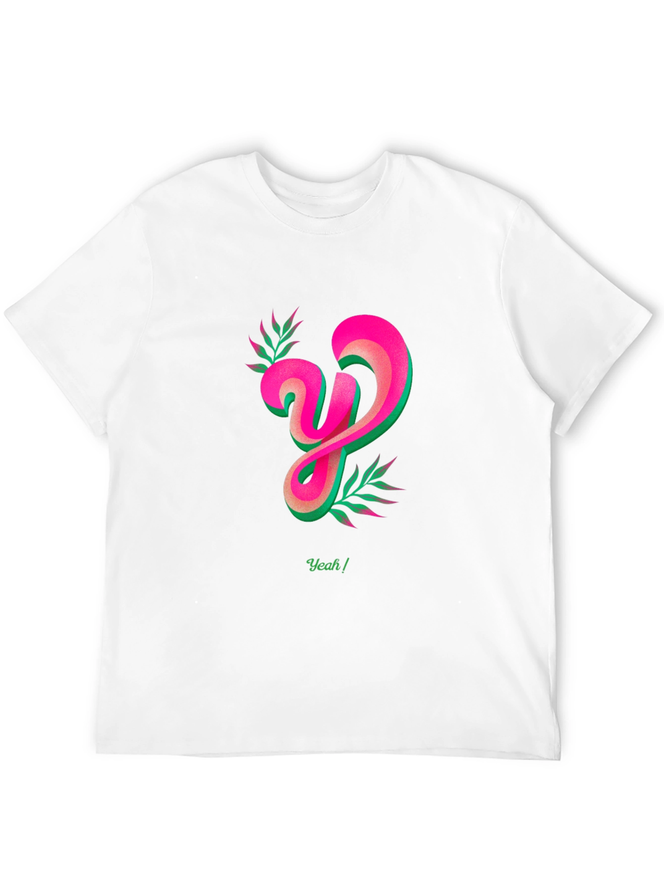 Modern Graphic T-Shirt with Bold Letter Design