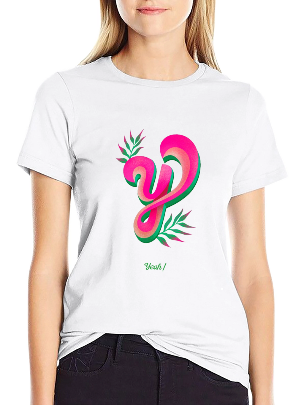 Modern Graphic T-Shirt with Bold Letter Design