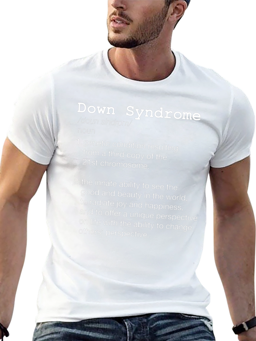 Down Syndrome Awareness Black T-Shirt