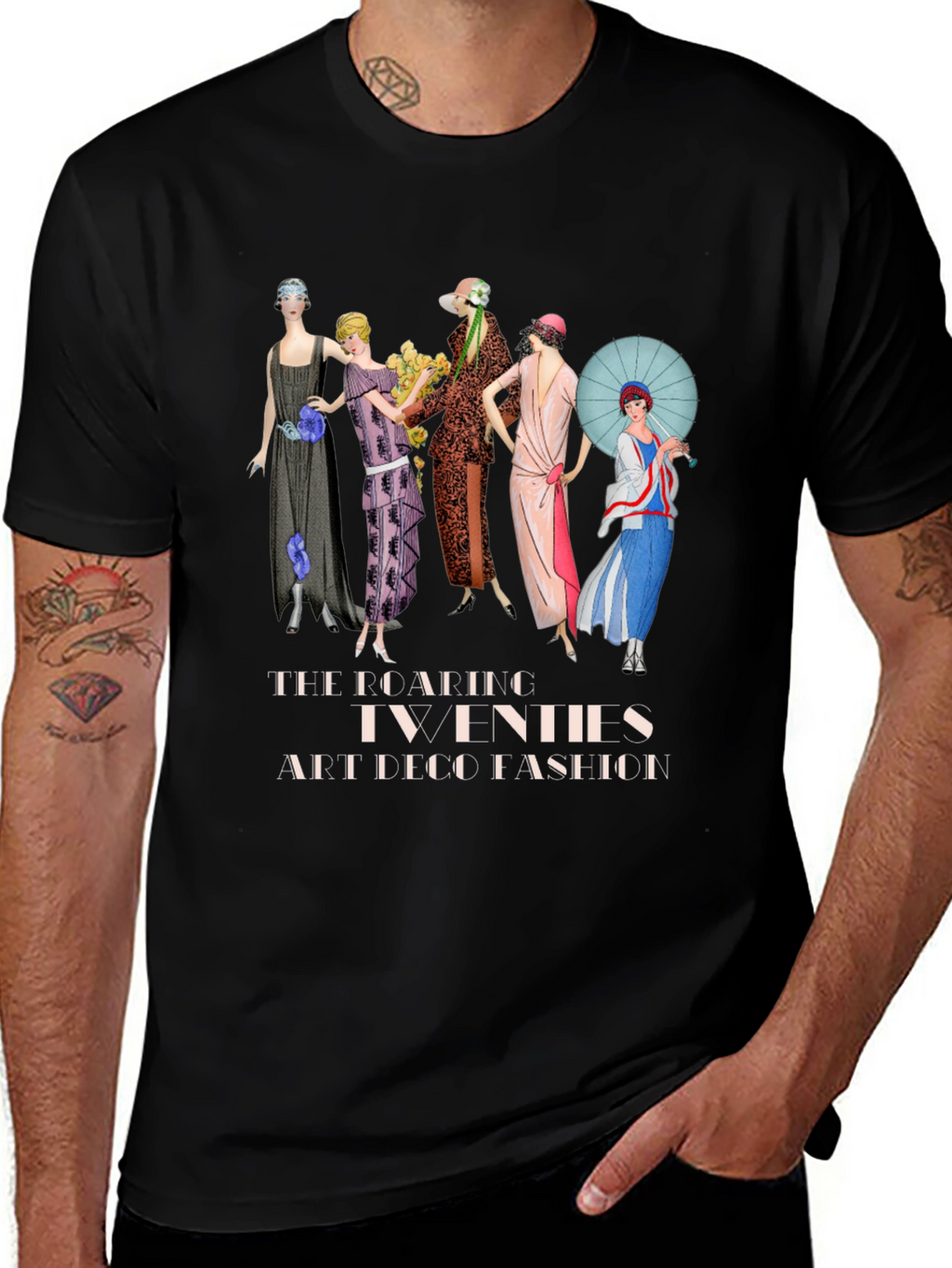 Roaring Twenties Art Deco Fashion T-Shirt