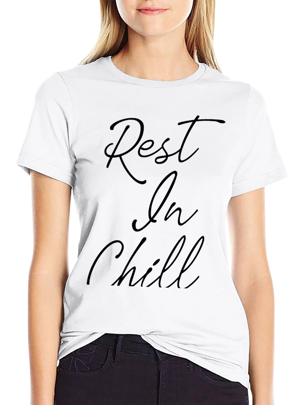 Rest In Chill Black Graphic Tee