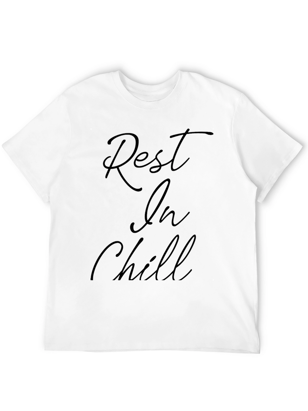 Rest In Chill Black Graphic Tee