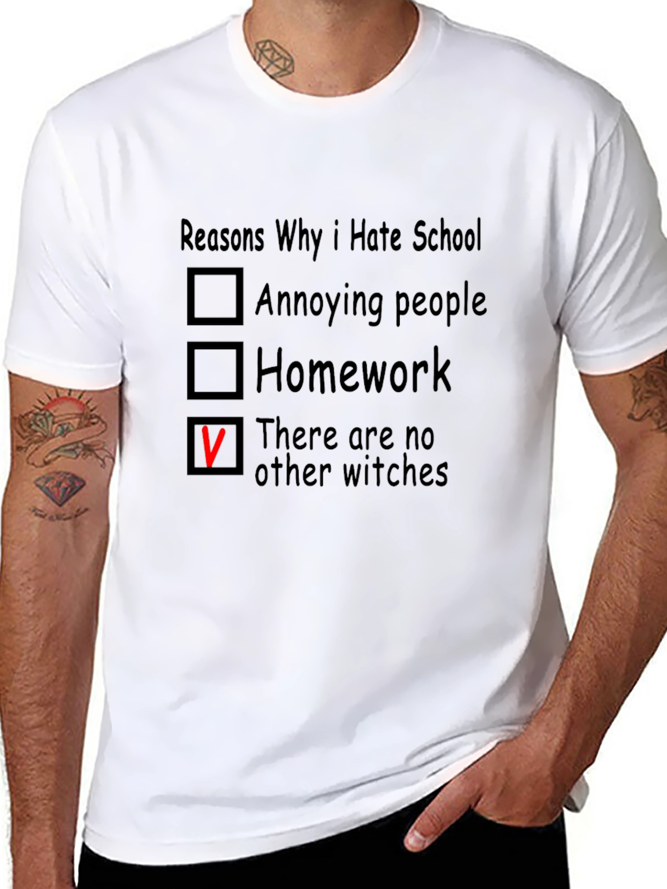 Reasons Why I Hate School T-Shirt