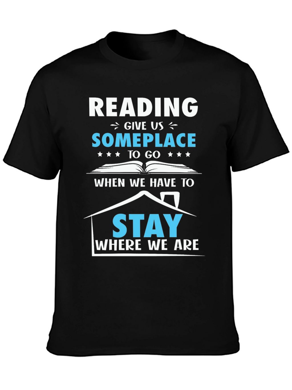 Reading Someplace Graphic T-Shirt
