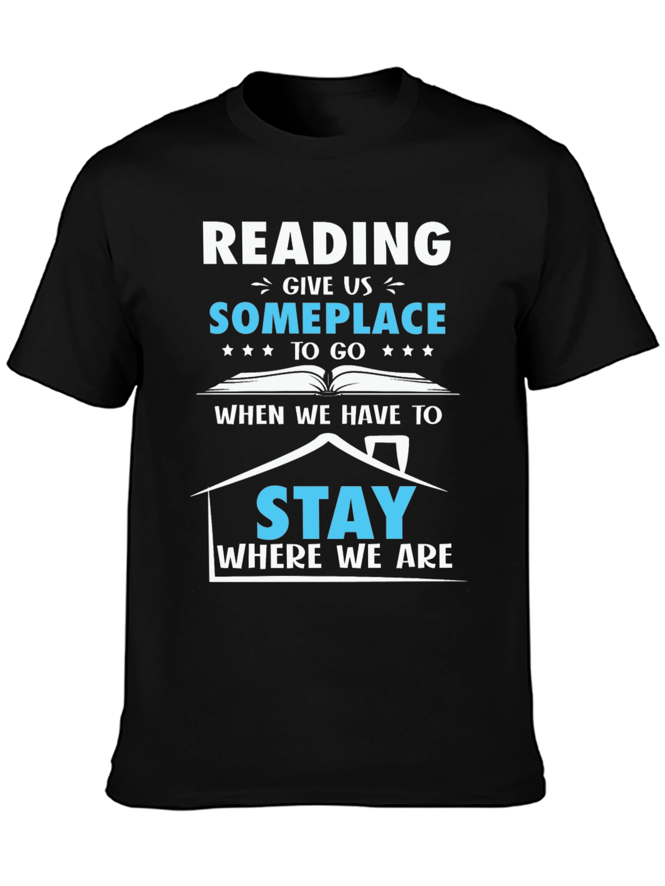 Reading Someplace Graphic T-Shirt