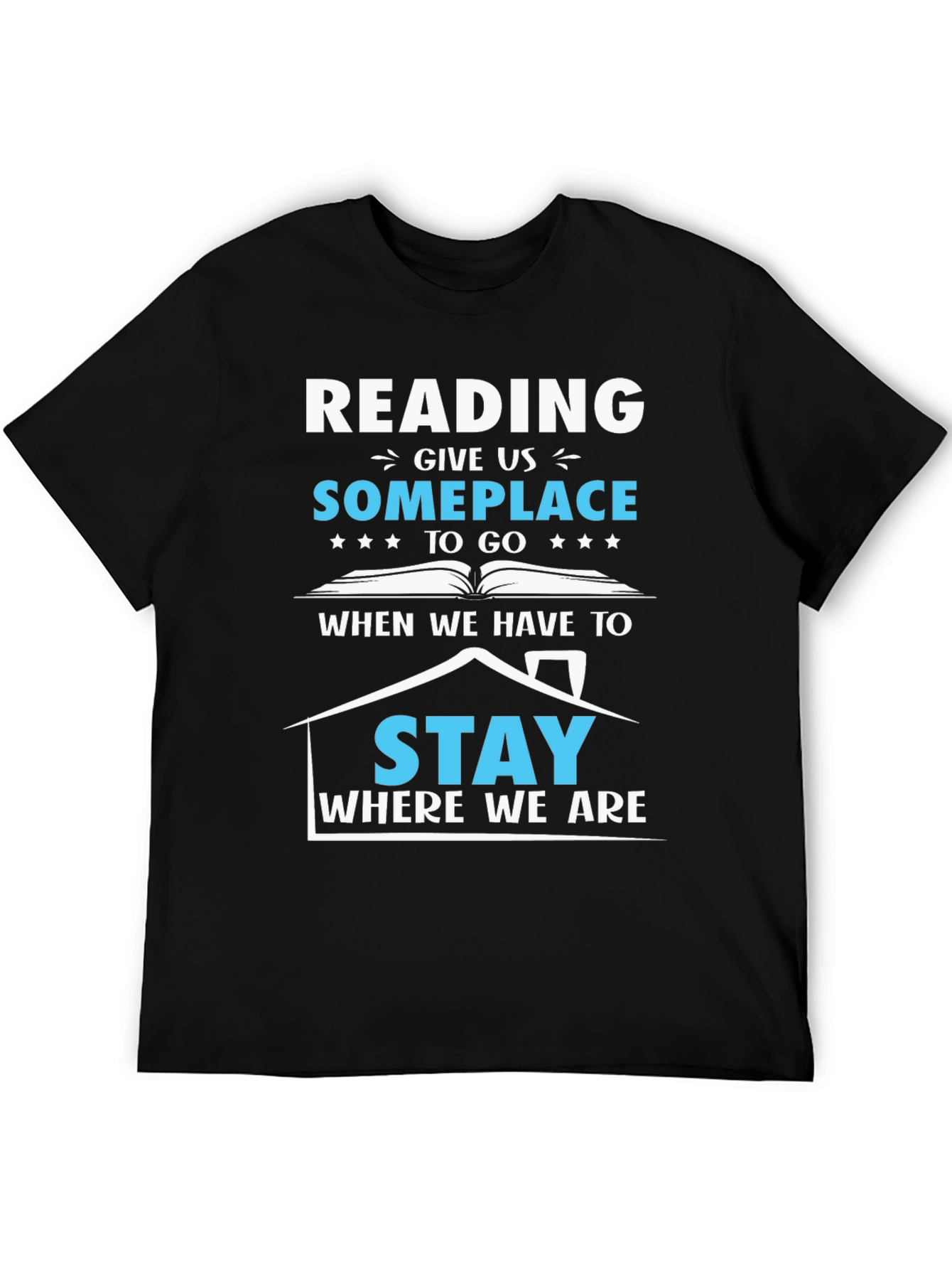 Reading Someplace Graphic T-Shirt