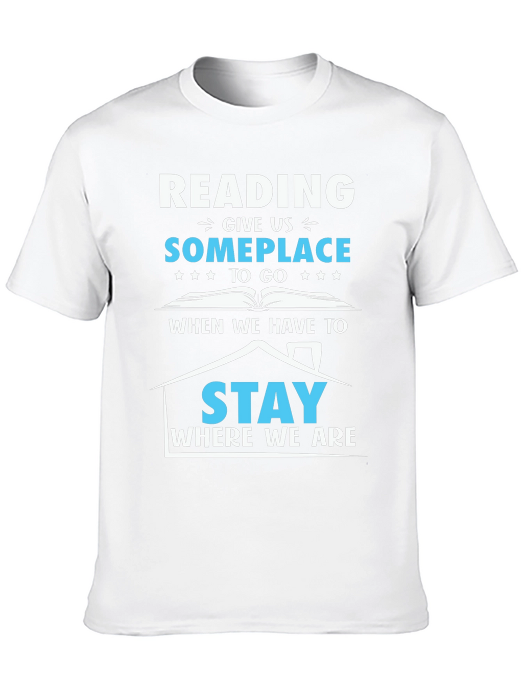 Reading Someplace Graphic T-Shirt
