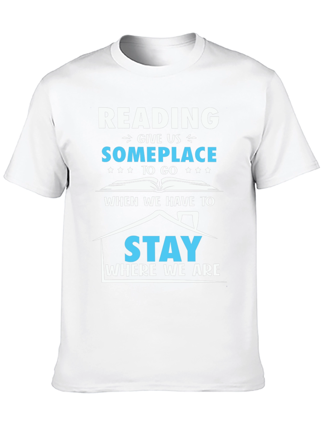 Reading Someplace Graphic T-Shirt