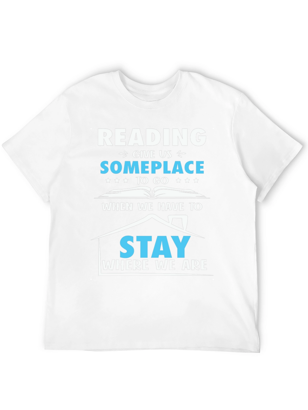 Reading Someplace Graphic T-Shirt