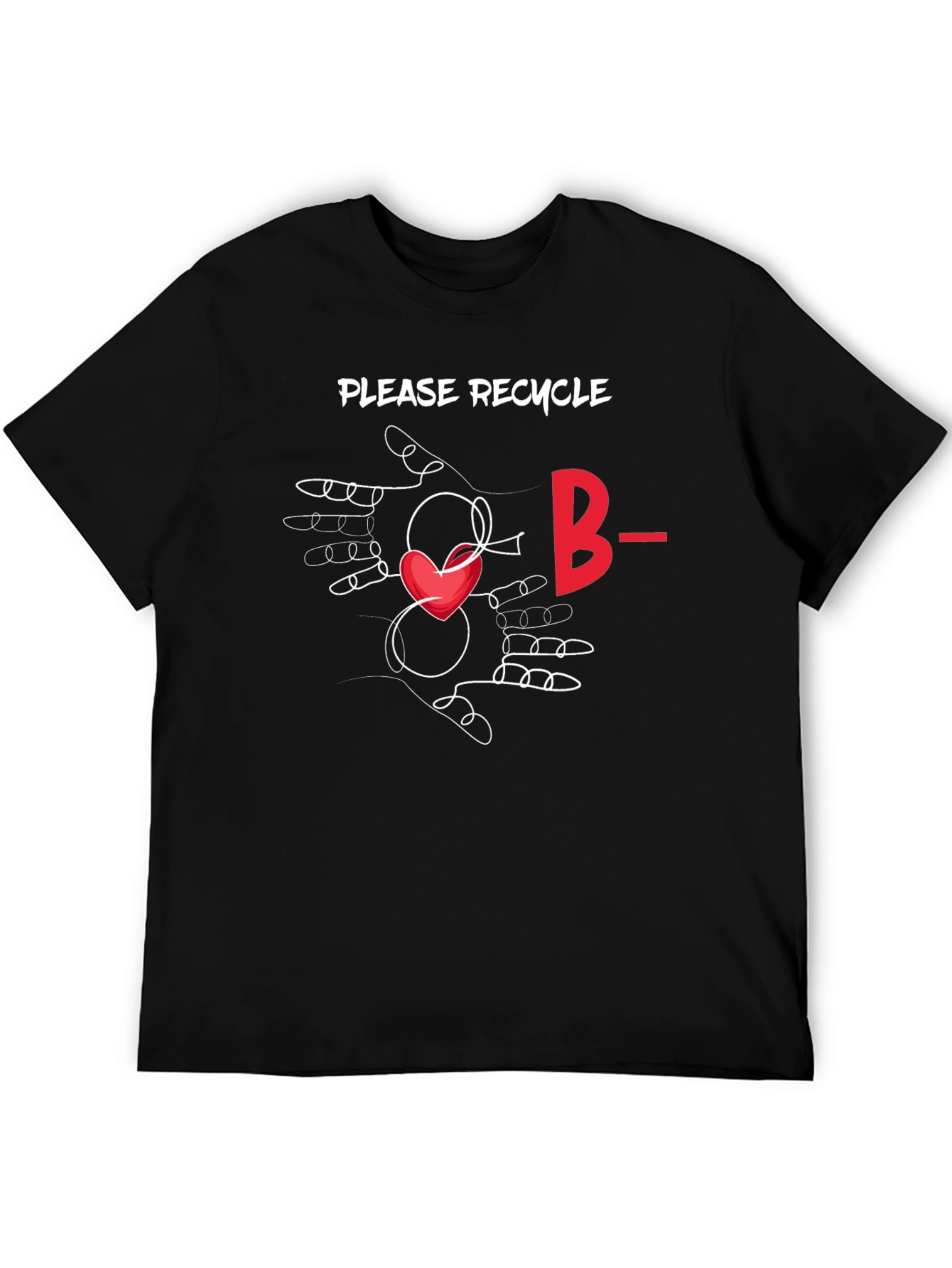 Recycle Heart T-Shirt: B- Kind to the Planet