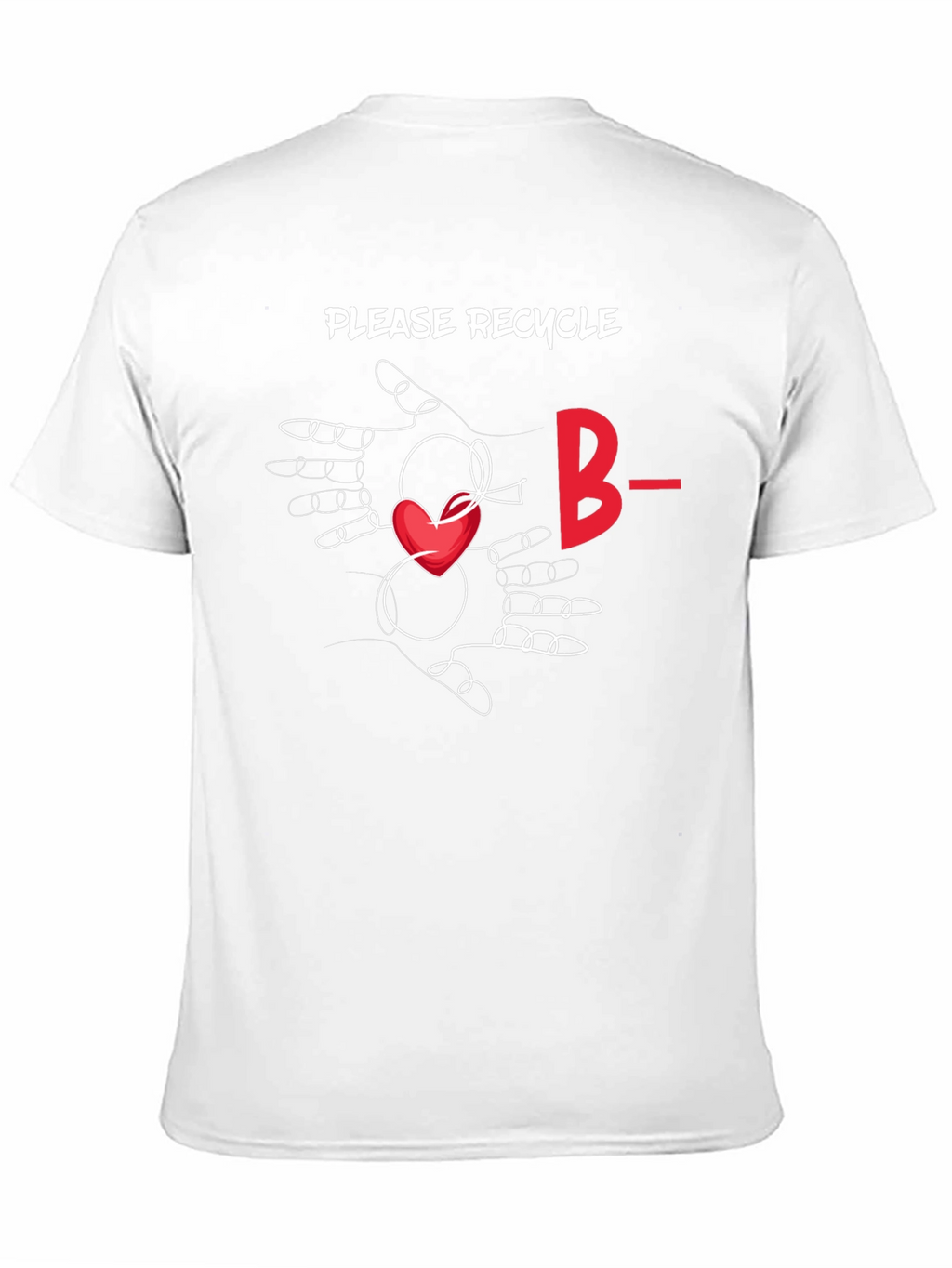 Recycle Heart T-Shirt: B- Kind to the Planet