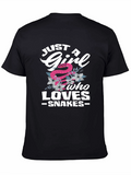 Just a Girl Who Loves Snakes T-Shirt