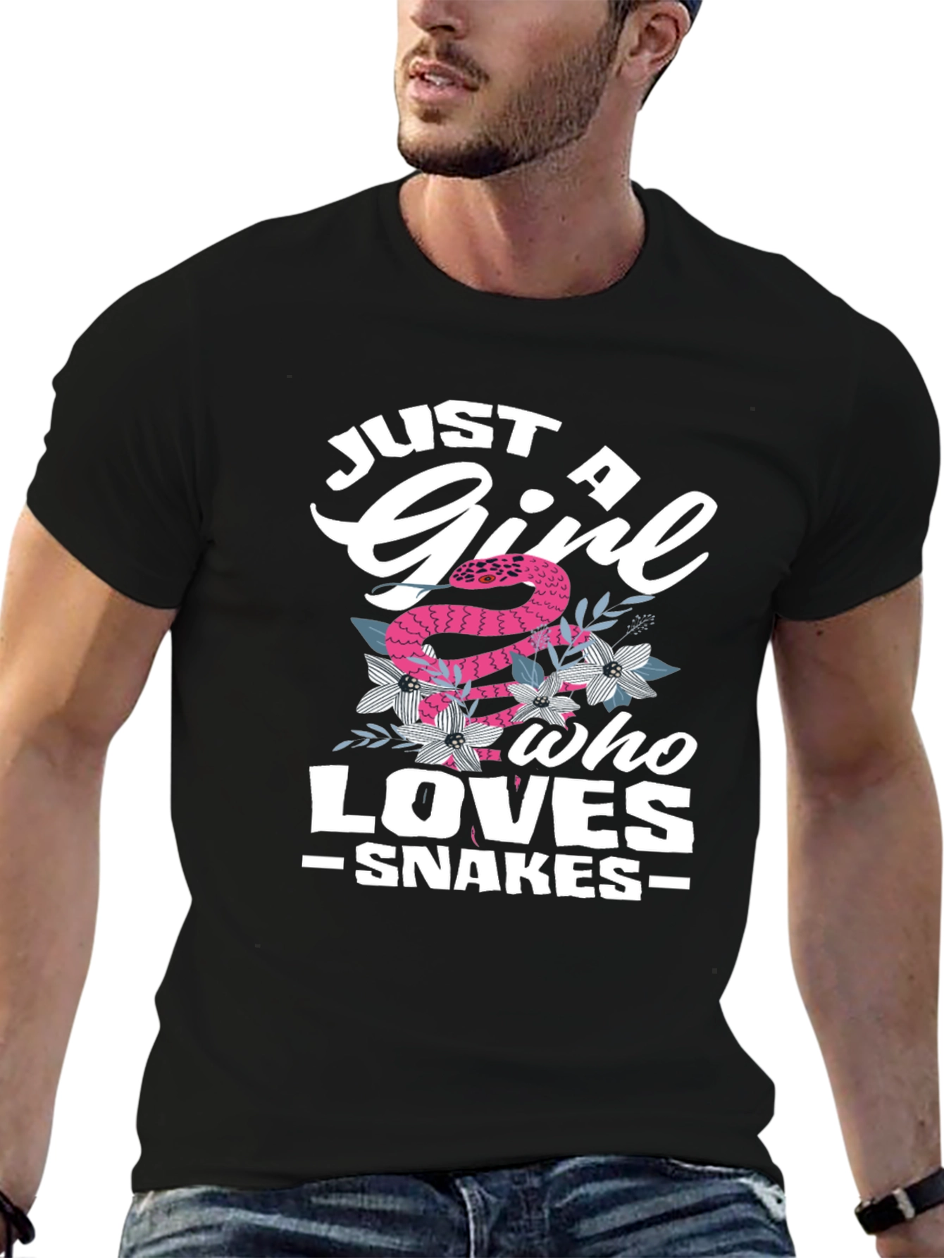 Just a Girl Who Loves Snakes T-Shirt