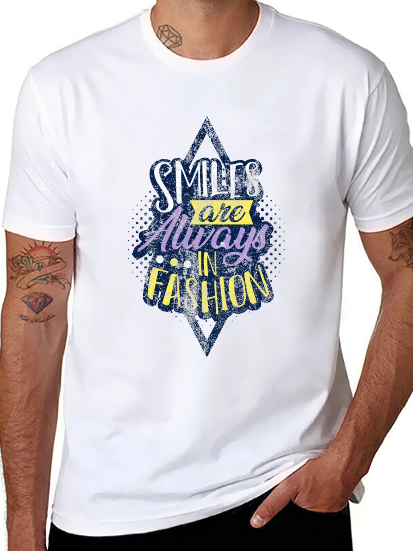 Smiles Always in Fashion Graphic T-Shirt