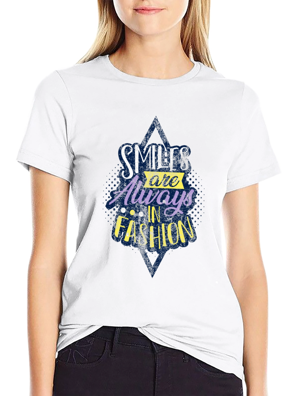 Smiles Always in Fashion Graphic T-Shirt