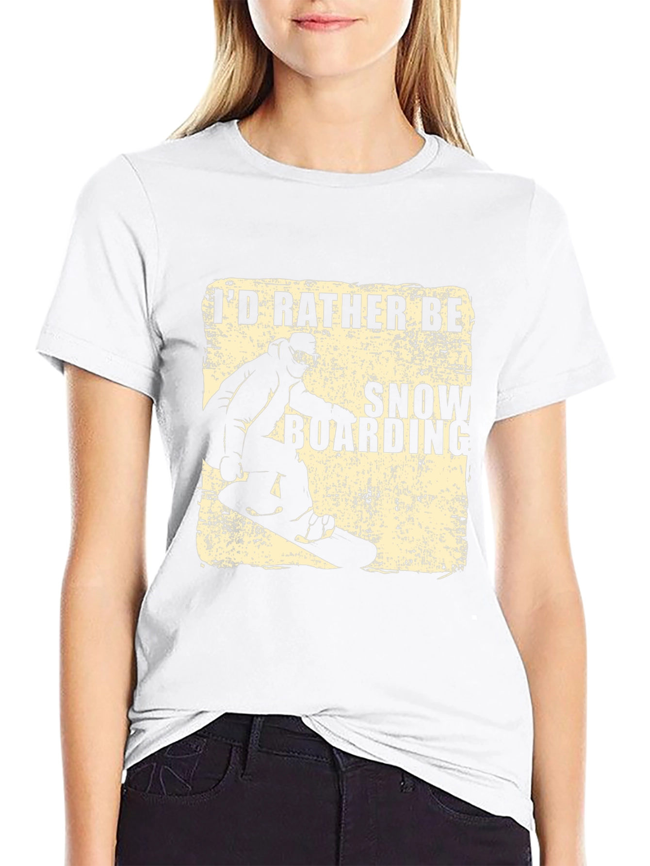 Id Rather Be Snowboarding T-Shirt