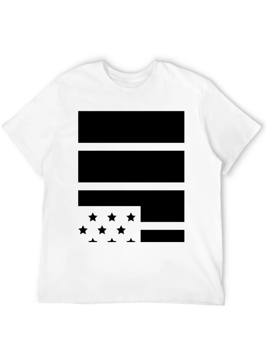 Stealth American Flag Graphic Tee - Blackout Pride