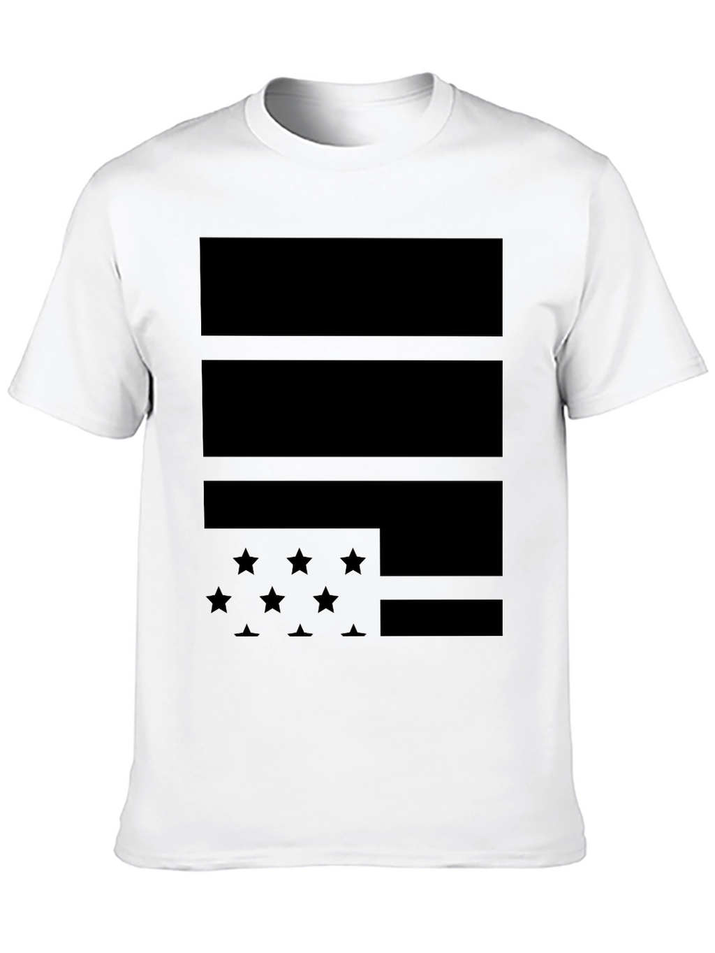 Stealth American Flag Graphic Tee - Blackout Pride