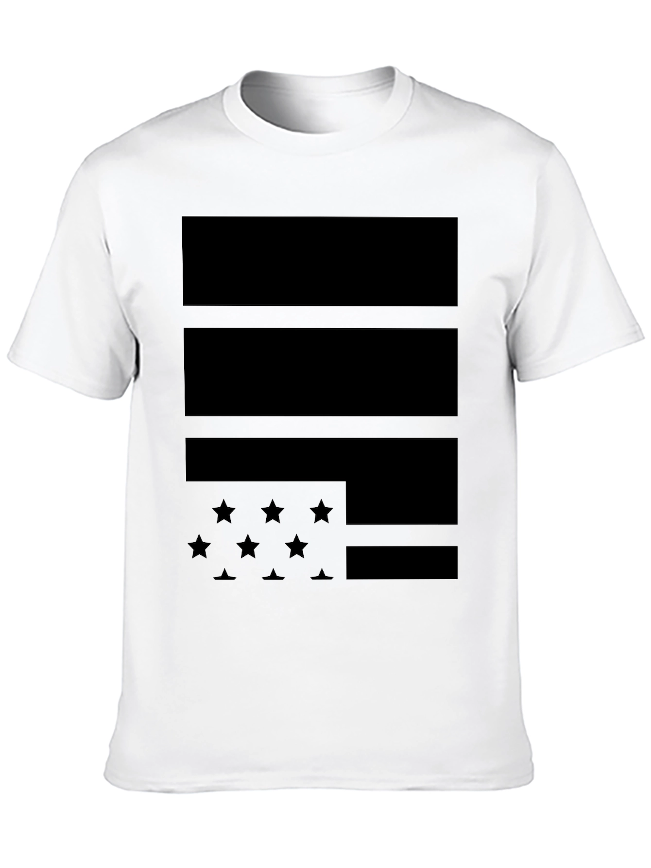 Stealth American Flag Graphic Tee - Blackout Pride