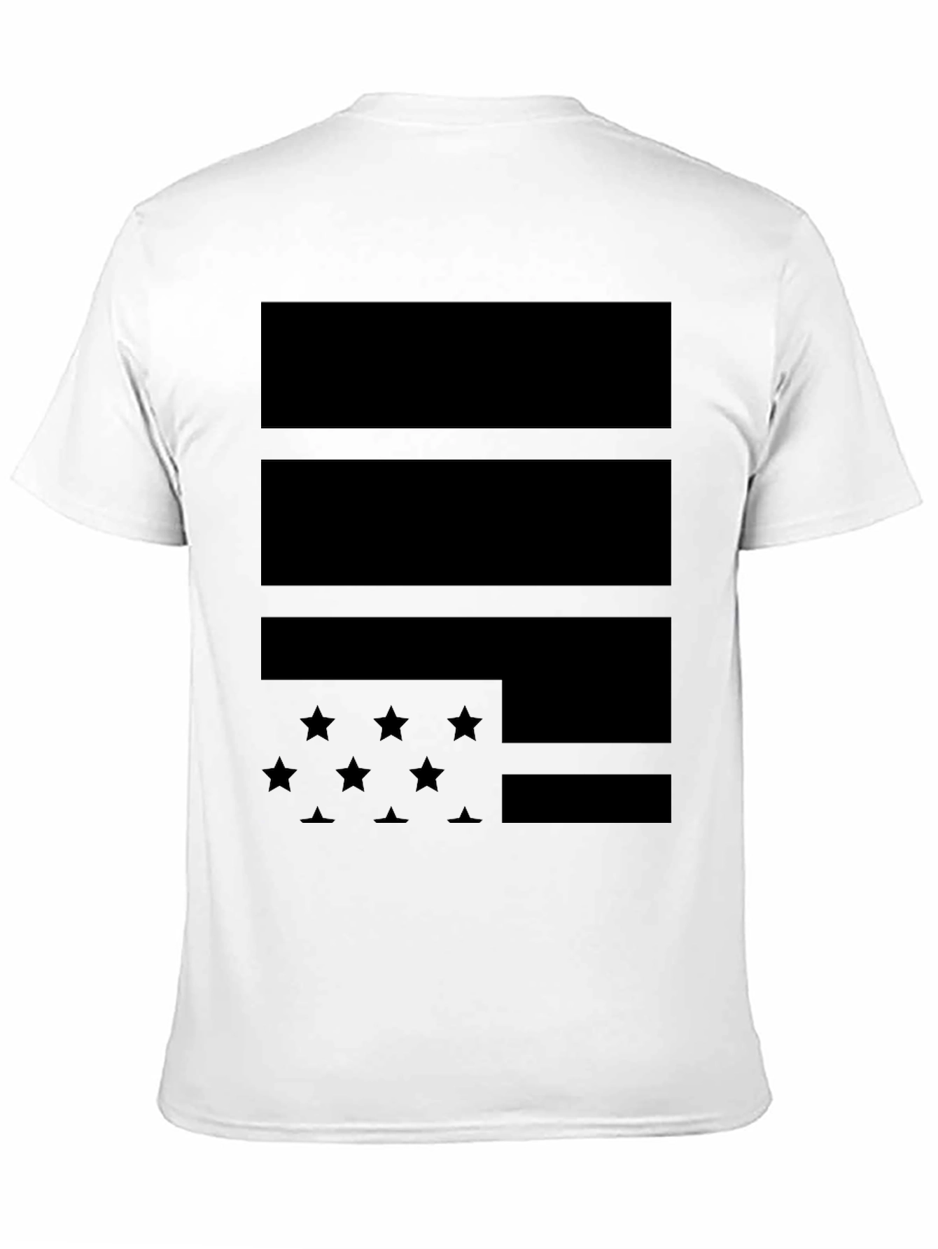 Stealth American Flag Graphic Tee - Blackout Pride