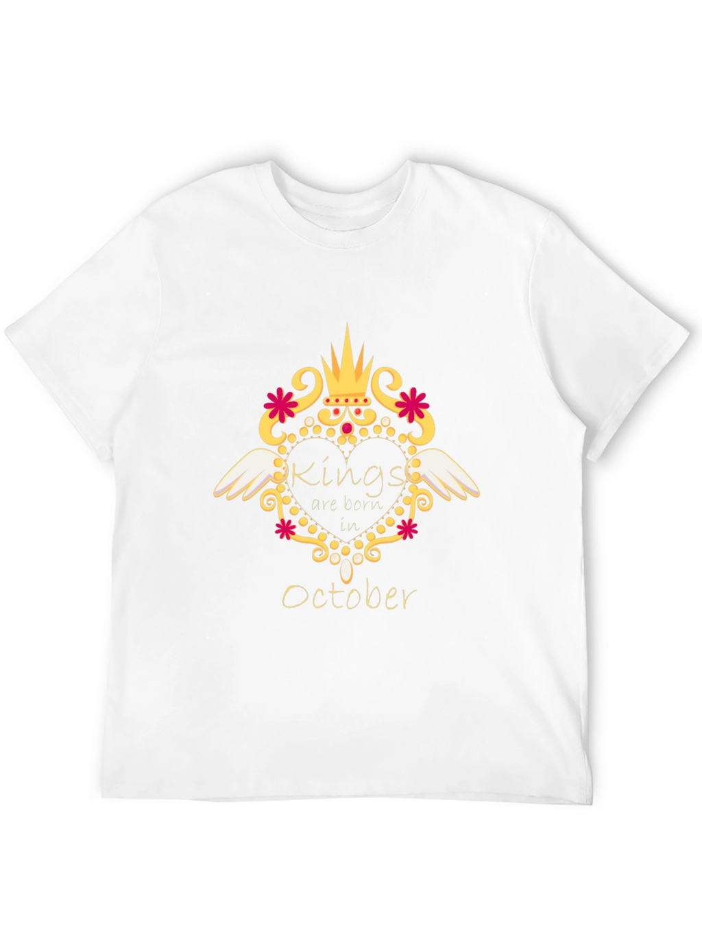 Kings are Born in October T-Shirt