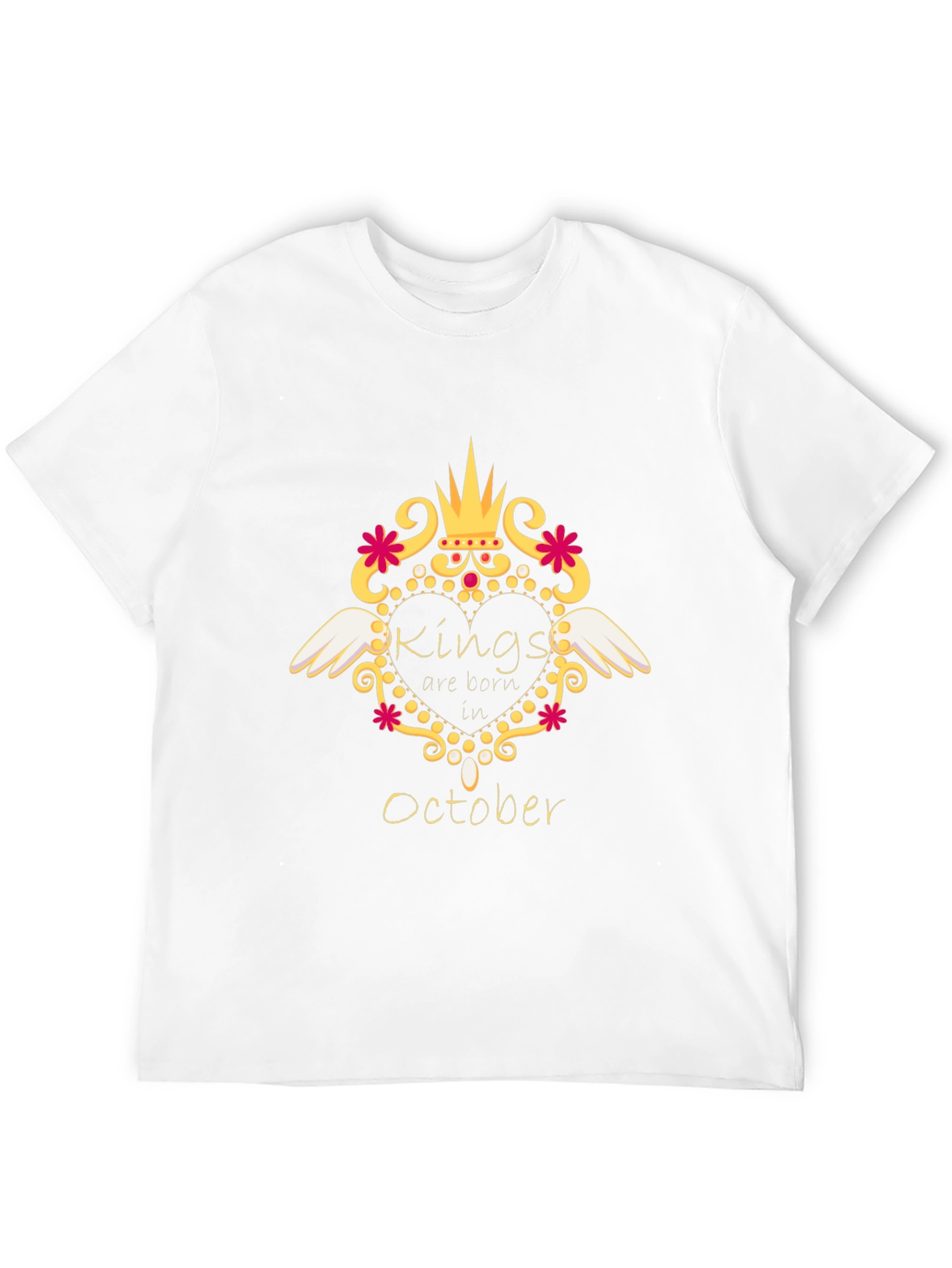 Kings are Born in October T-Shirt