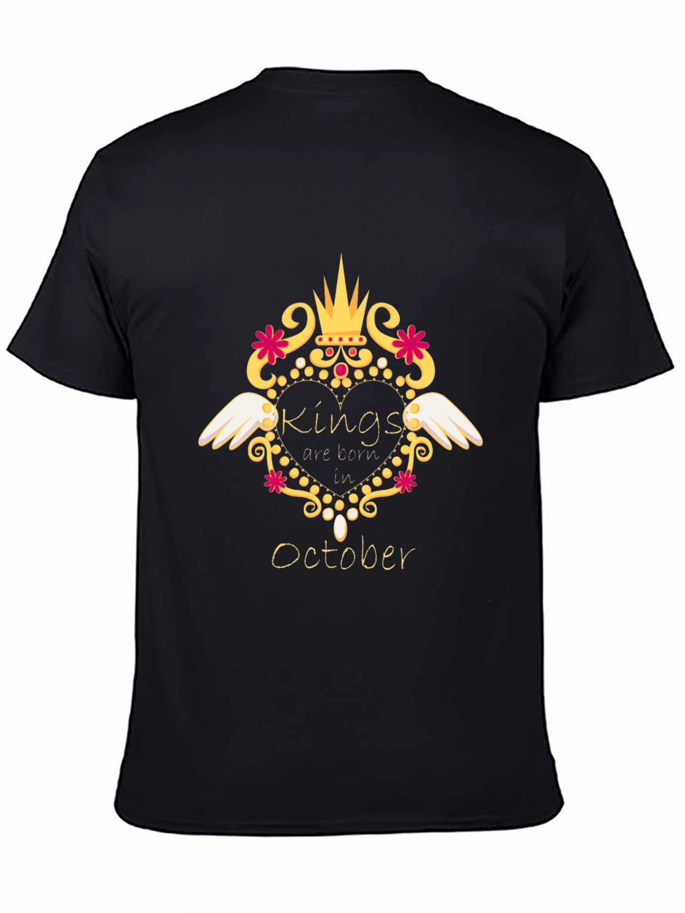 Kings are Born in October T-Shirt