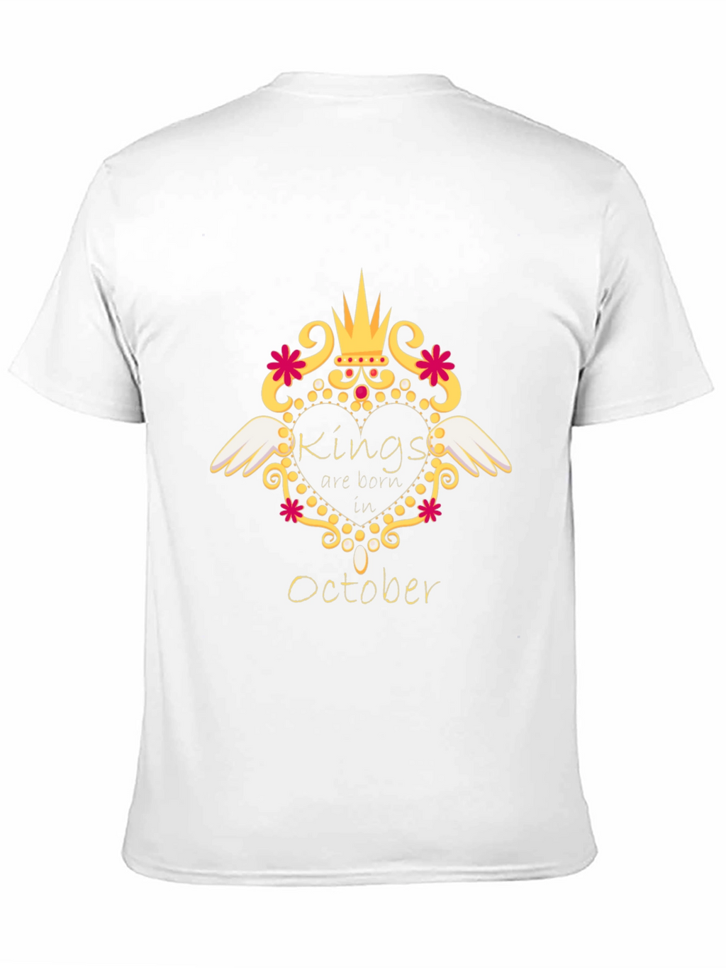Kings are Born in October T-Shirt