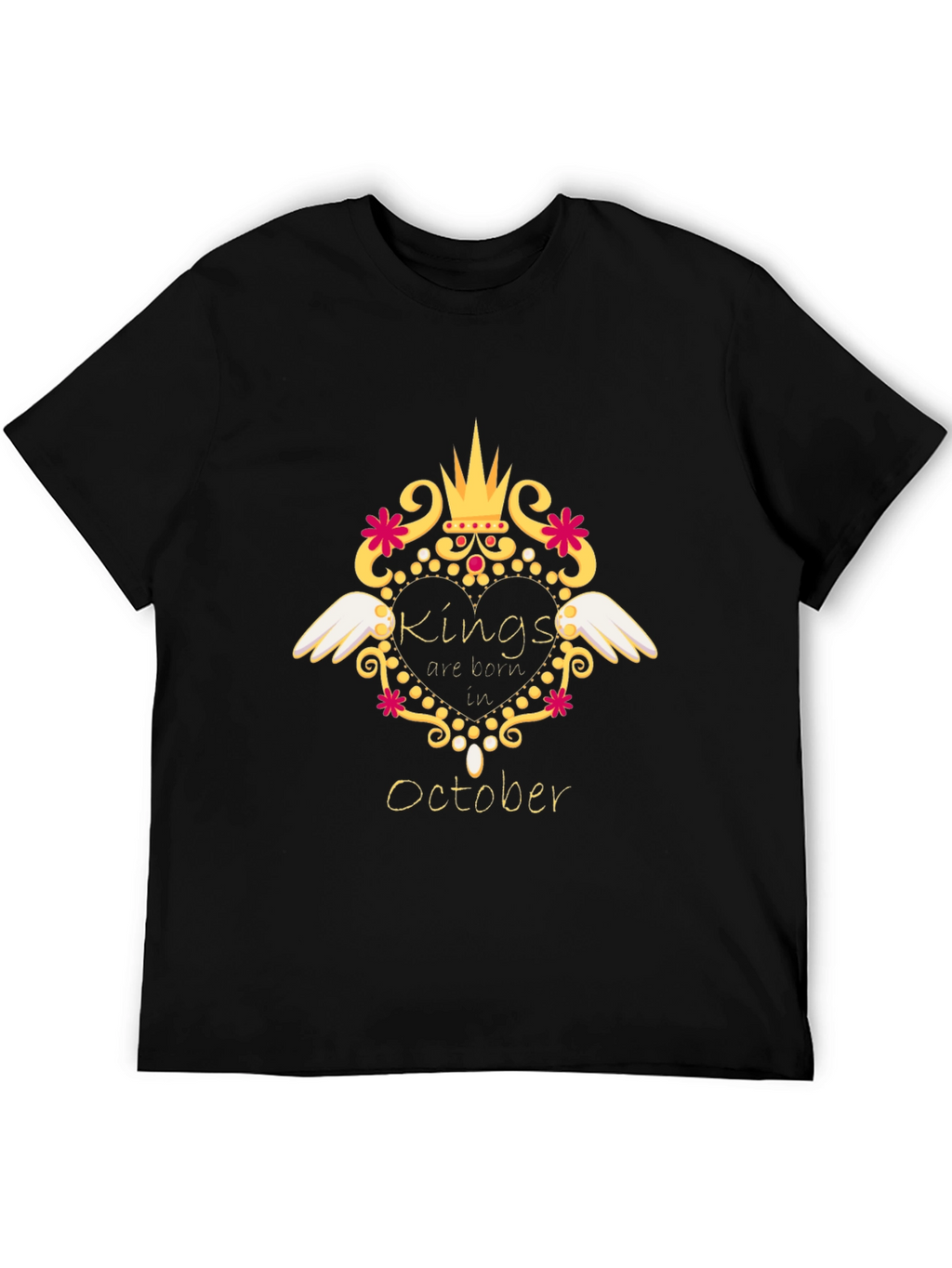 Kings are Born in October T-Shirt