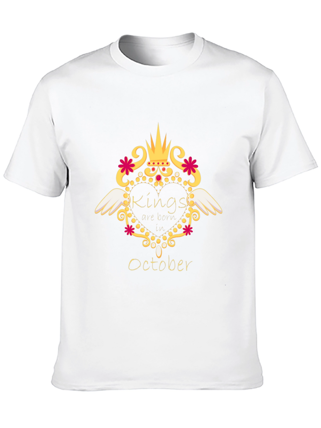 Kings are Born in October T-Shirt