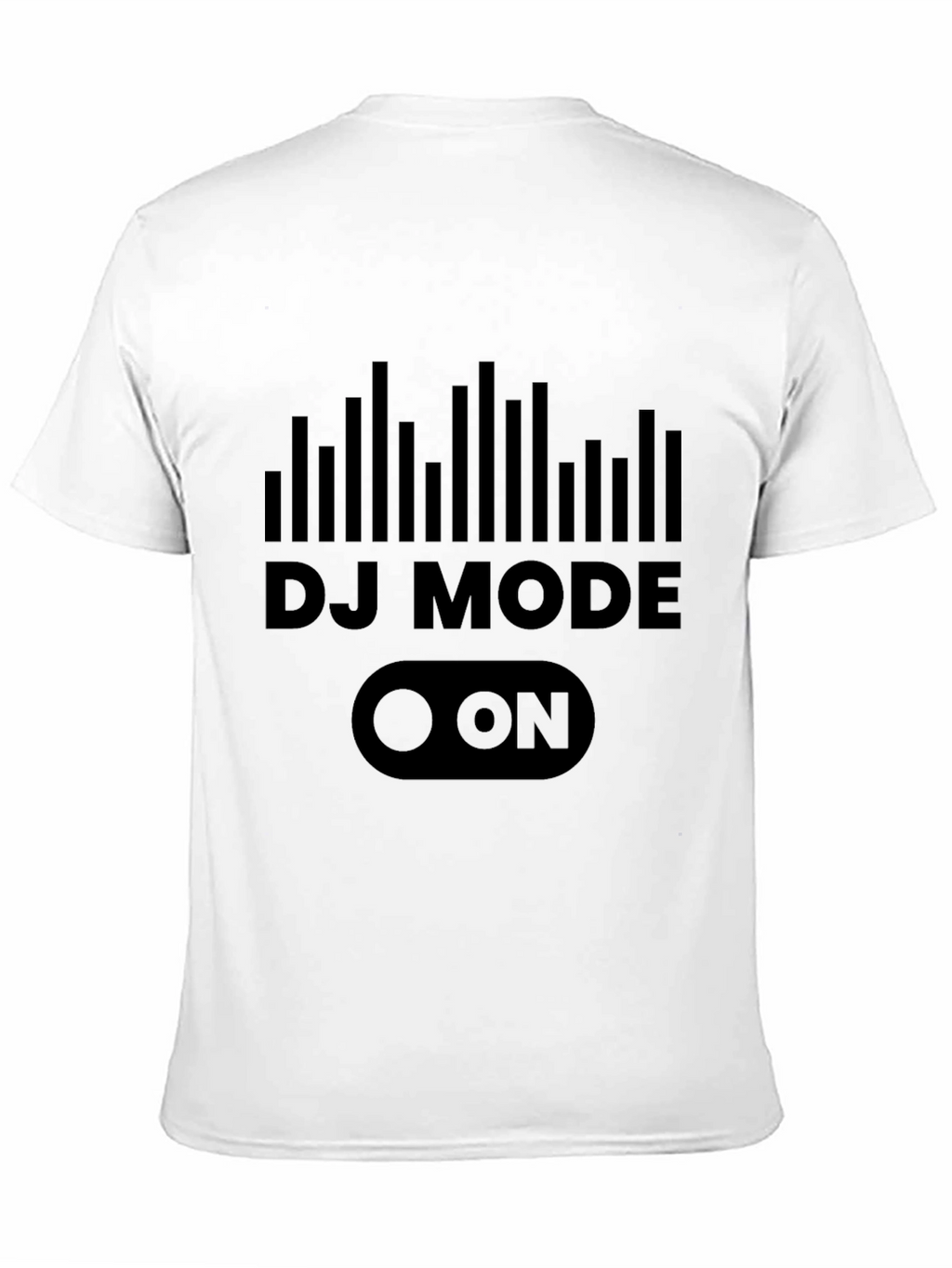 DJ Mode On Black Graphic T-Shirt