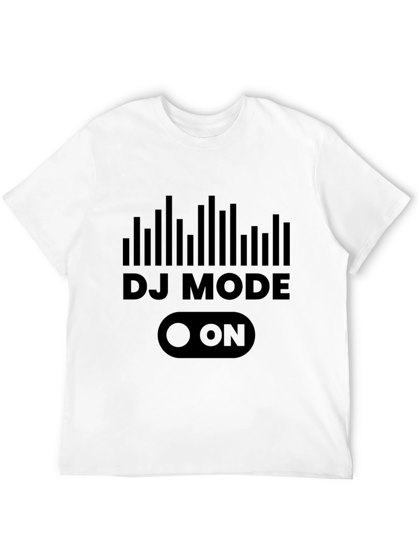 DJ Mode On Black Graphic T-Shirt